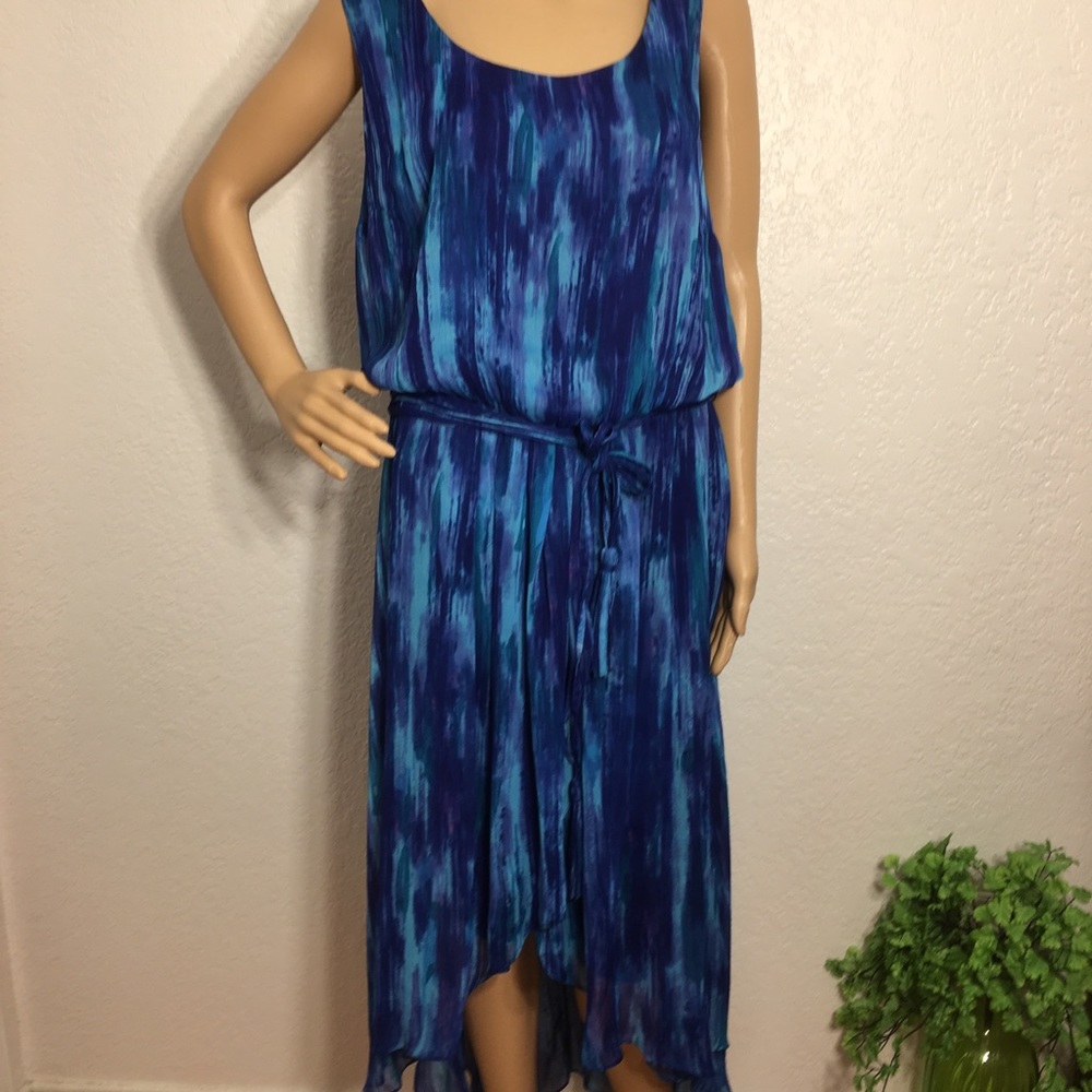MSK Women Shades of Blue Dress